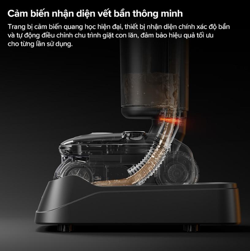 Máy Hút Bụi Lau Sàn Gập 180° Roborock F25 Ultra, Lực Hút 22.000Pa, Bánh Xe Trợ Lực AI, Chống Rối Tóc, Dock sạc thông minh