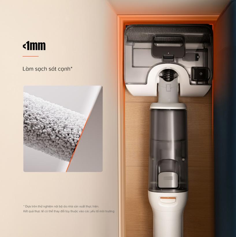 Máy hút bụi chống rối tóc Roborock F25 RT Lực Hút 20.000Pa, Tự Động Giặt & Sấy Khô, Hút & Lau đồng thời, Thông báo giọng nói, Lau con lăn