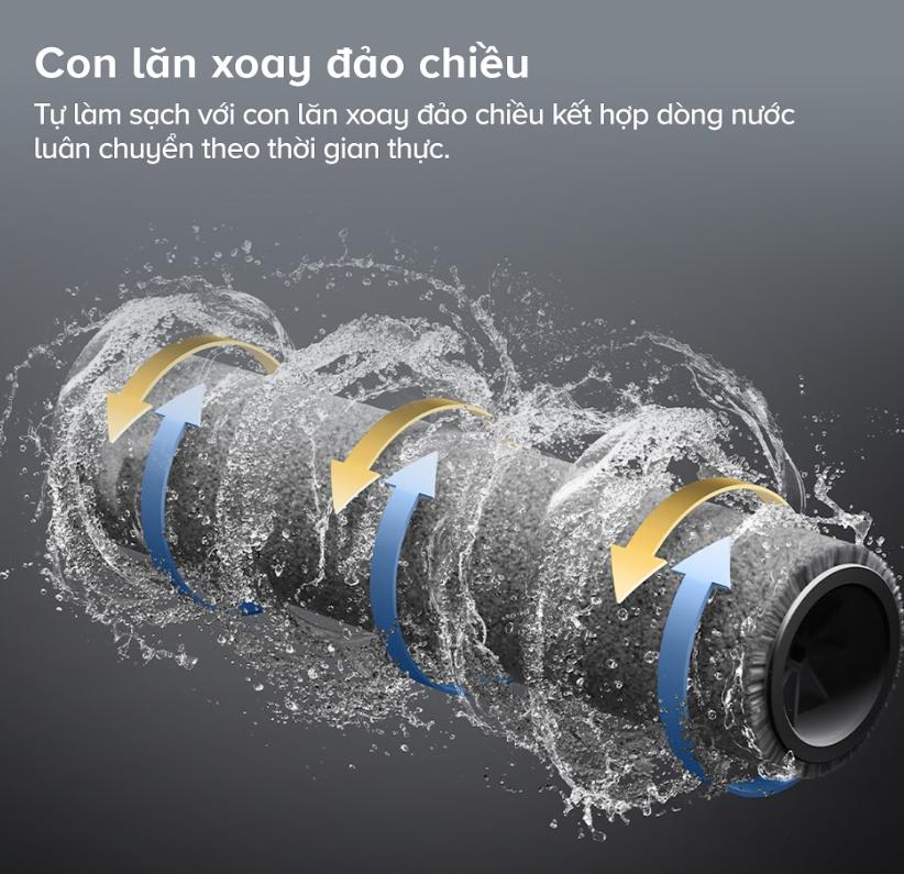 Máy hút bụi cầm tay chống rối Roborock F25 Lực Hút 20.000Pa, Cảm Biến DirTect, Sấy khô cấp tốc 5 phút ở 90°C, Phun nước 32 Lỗ & Lực ép mạnh