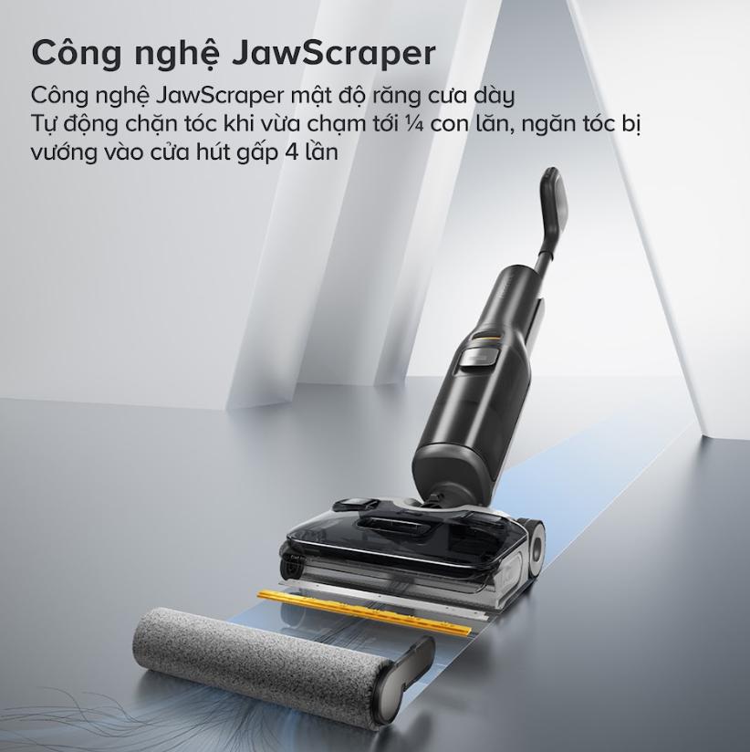 Máy Hút Bụi Lau Nhà Roborock F25 ACE Lực Hút 20.000Pa, Bánh Xe AI Trợ Lực, Khử Khuẩn 90°C, Phun 32 Lỗ & Cảm Biến DirTect