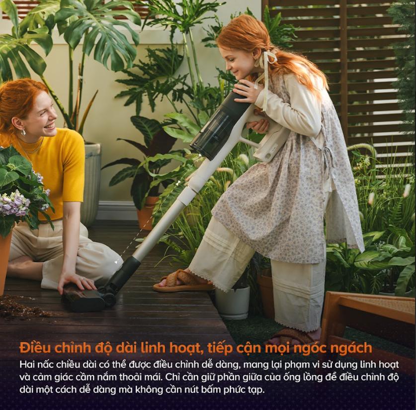 Máy hút bụi cầm tay không dây Roborock H60 Hub Pro Lực Hút 170AW, Tự động đổ bụi, Đầu hút chống rối, Hệ thống lọc 5 lớp, Tích hợp công nghệ soi bụi