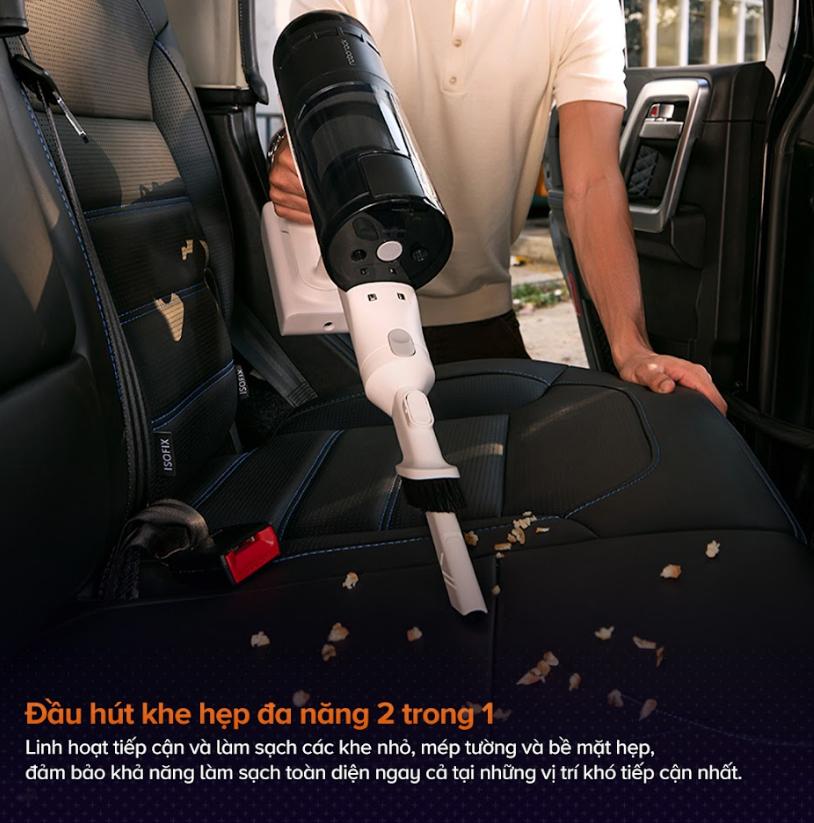 Máy hút bụi cầm tay không dây Roborock H60 Hub Pro Lực Hút 170AW, Tự động đổ bụi, Đầu hút chống rối, Hệ thống lọc 5 lớp, Tích hợp công nghệ soi bụi