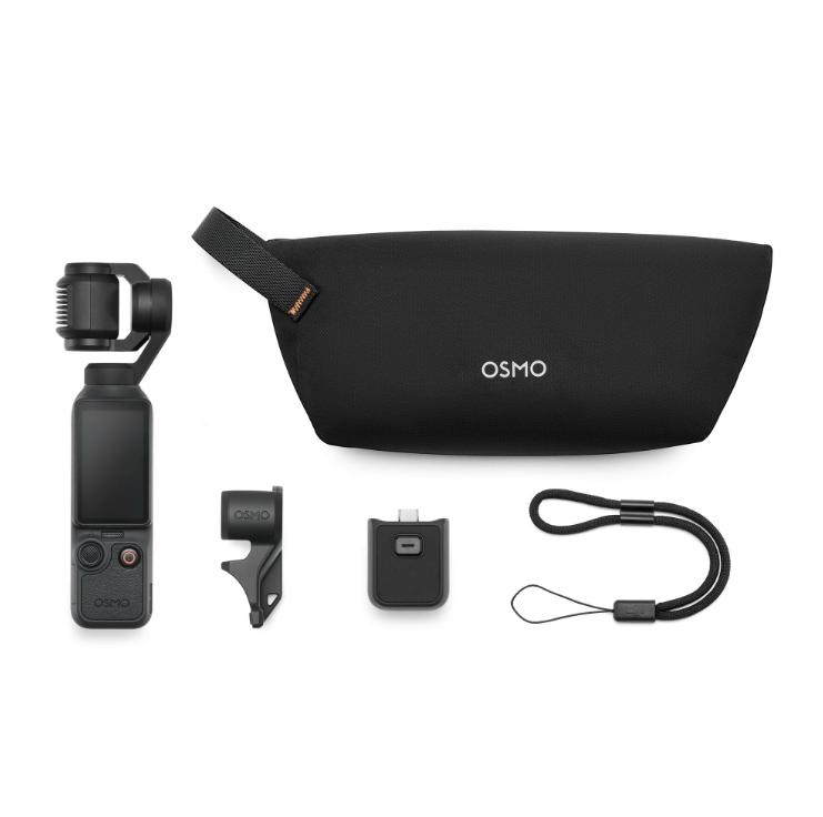 Camera DJI Pocket 4 Osmo 4K/240fps, Zoom 2x Sắc Nét, Chống Rung Mượt, Quay Vlog Review Sản Phẩmn CMOS 1-inch (Standard Combo) 