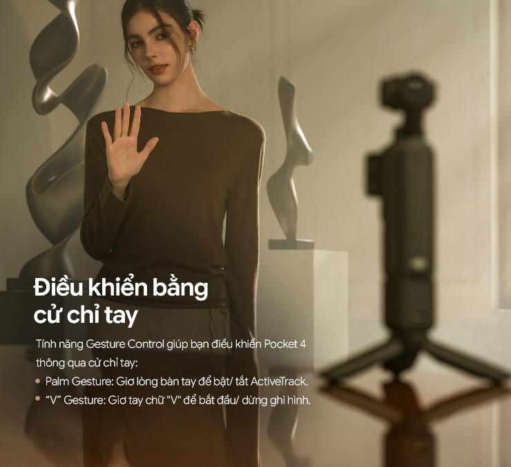  DJI Osmo Pocket 4 Quay 4K/240fps, ActiveTrack 7.0, Zoom 2x Sắc Nét, Gimbal 3 Trục, Kết nối OsmoAudio (Creator Combo)