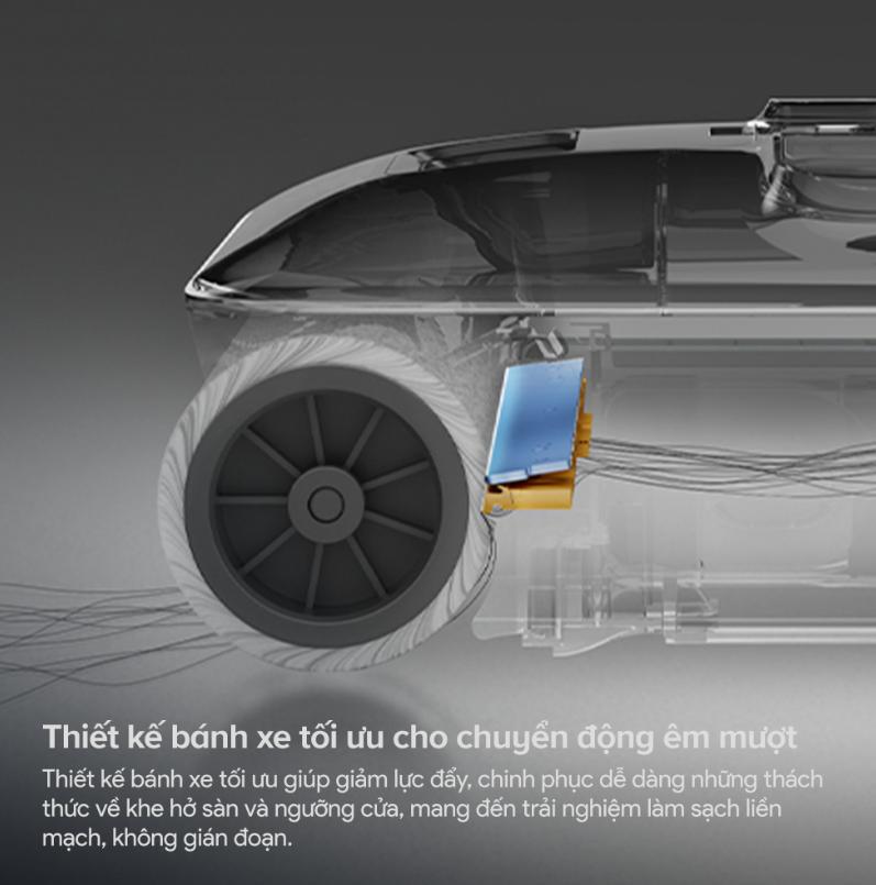 Máy hút bụi cầm tay Roborock F25 Gen 2 Lực hút 20.000Pa, Khử khuẩn 99,99%, Chống rối tóc, Tự động làm sạch con lăn, Chống mùi