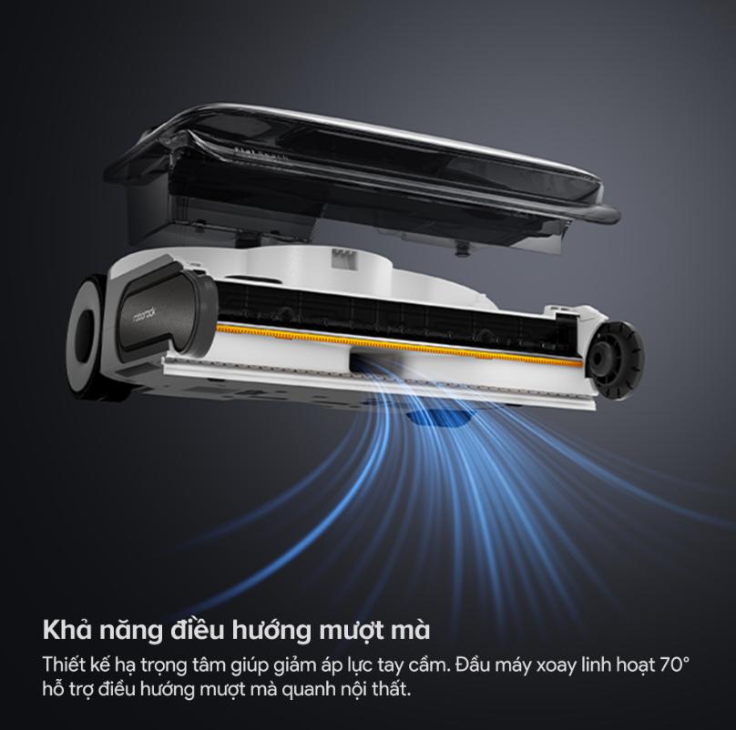 Máy hút bụi cầm tay Roborock F25 Gen 2 Lực hút 20.000Pa, Khử khuẩn 99,99%, Chống rối tóc, Tự động làm sạch con lăn, Chống mùi