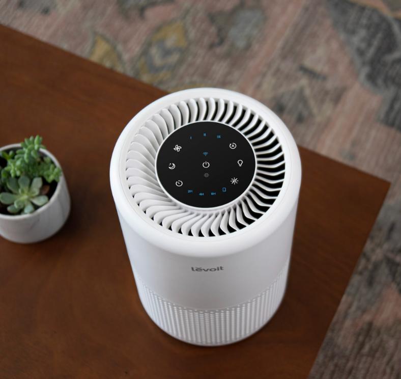 Máy lọc không khí Levoit Core 200S Lọc HEPA 3 Lớp, Kết nối Google Assistant & Alexa, Phù hợp không gian dưới 35m2