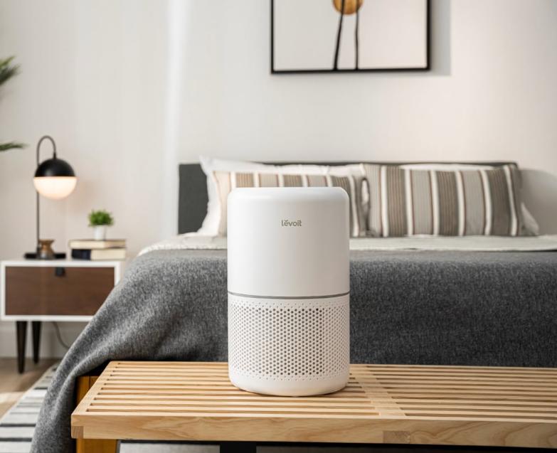 Máy lọc không khí Levoit Core 300S Smart Wifi, Lọc HEPA cho phòng 50m2, Lưu thông không khí 360 độ, Điều khiển bằng giọng nói