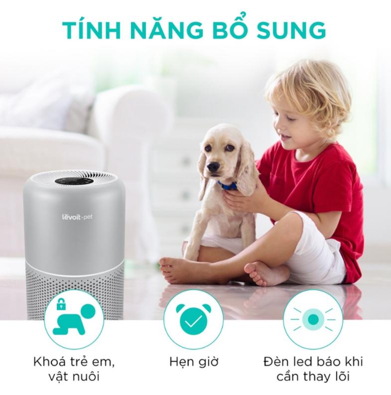 Máy lọc không khí Levoit Core P350 Lọc 3 giai đoạn, VortexAir™ 360 độ, Chuyên dụng cho gia đình nuôi thú cưng