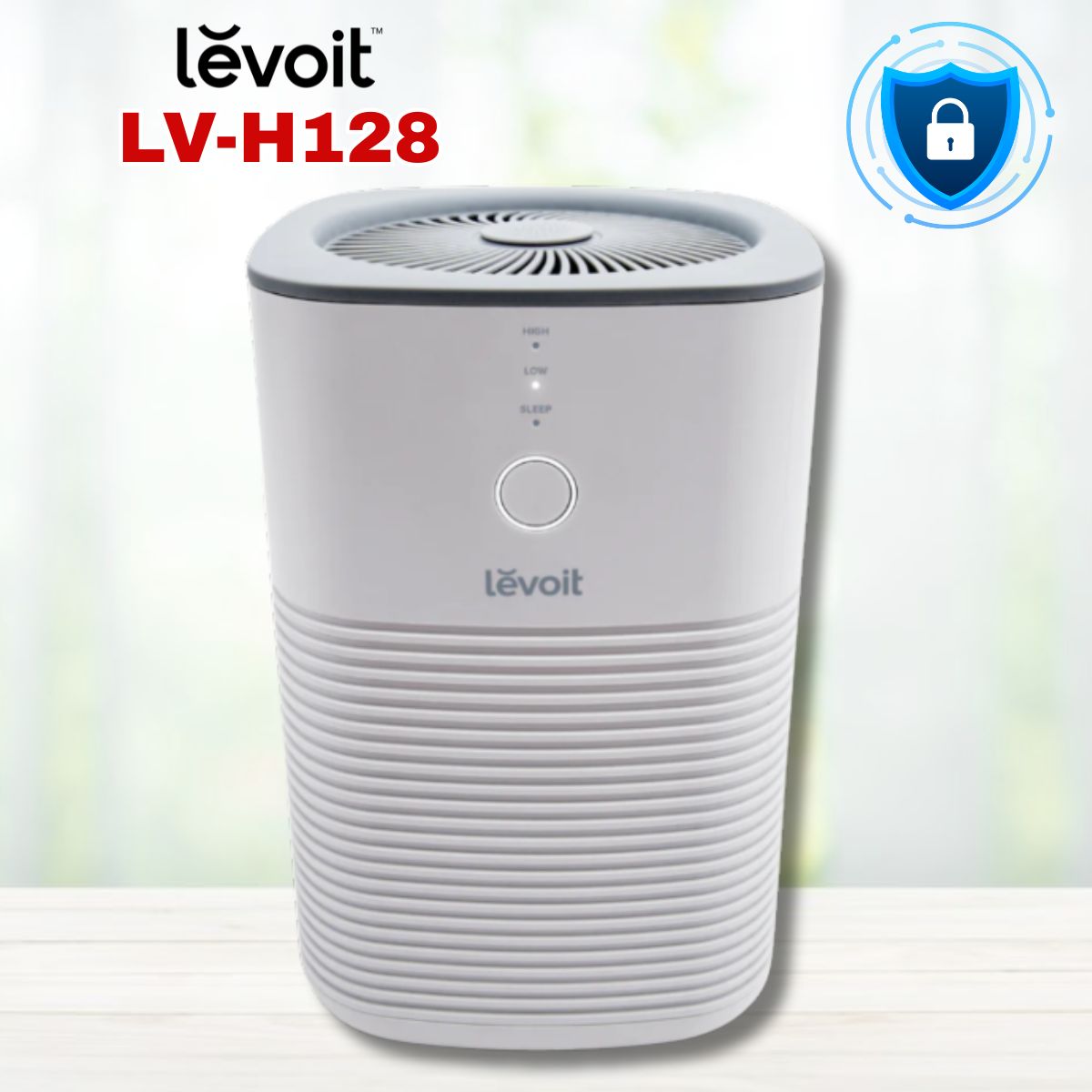 Máy lọc không khí xông tinh dầu Levoit LV-H128, Màng lọc 3 lớp, Điều khiển 1 nút tiện lợi, Công nghệ Whisper Quite giảm tiếng ồn