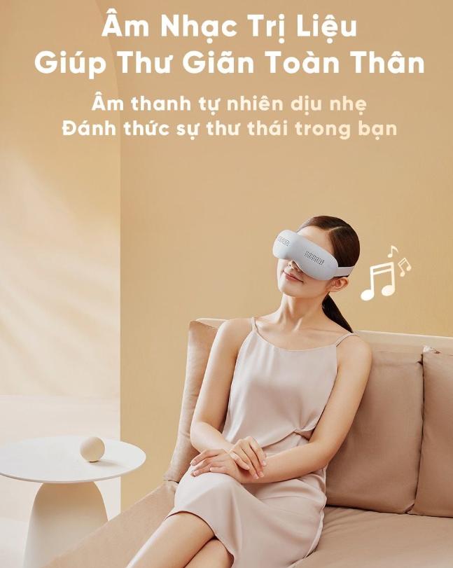 Máy Massage mắt Breo See K Pro 12 Điểm rung độc lập, 2 chế độ sưởi ấm, Giảm thâm, cải thiện tuần hoàn, thư giãn sâu