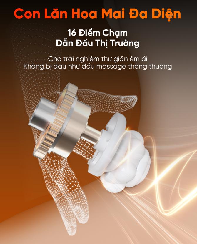 Máy Massage Cổ Vai Gáy Breo N6 Mini Xông Nhiệt Hồng Ngoại, Giảm Đau Mỏi Cơ, 3 Chế Độ Rung, Pin 2500mAh