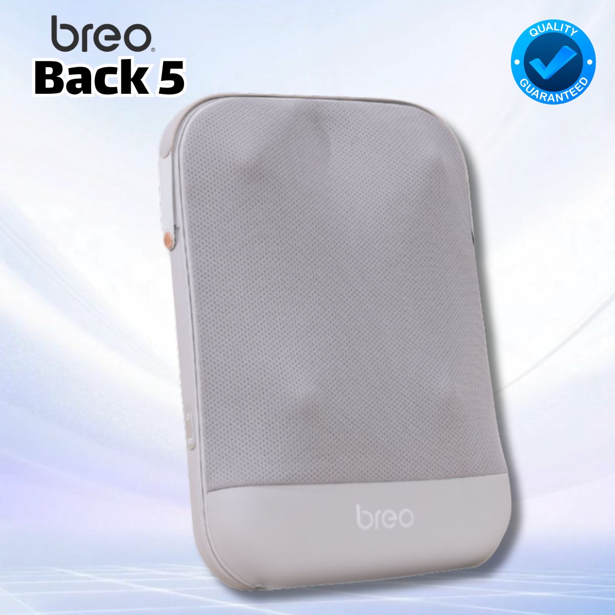 Máy Massage Lưng Breo Back 5, Tích hợp 5 kỹ thuật massage, 10 đầu massage linh hoạt, Chườm nóng rộng, Tia hồng ngoại 770nm