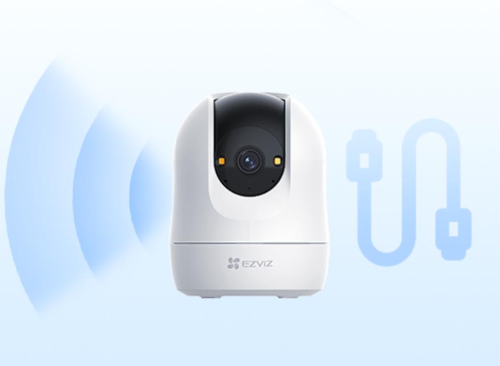 Camera Ezviz C6N G1 3MP 2K, wifi Quay quét 360°, Nút gọi cảm ứng, Nhận diện người & Thú cưng, Đàm thoại 2 chiều
