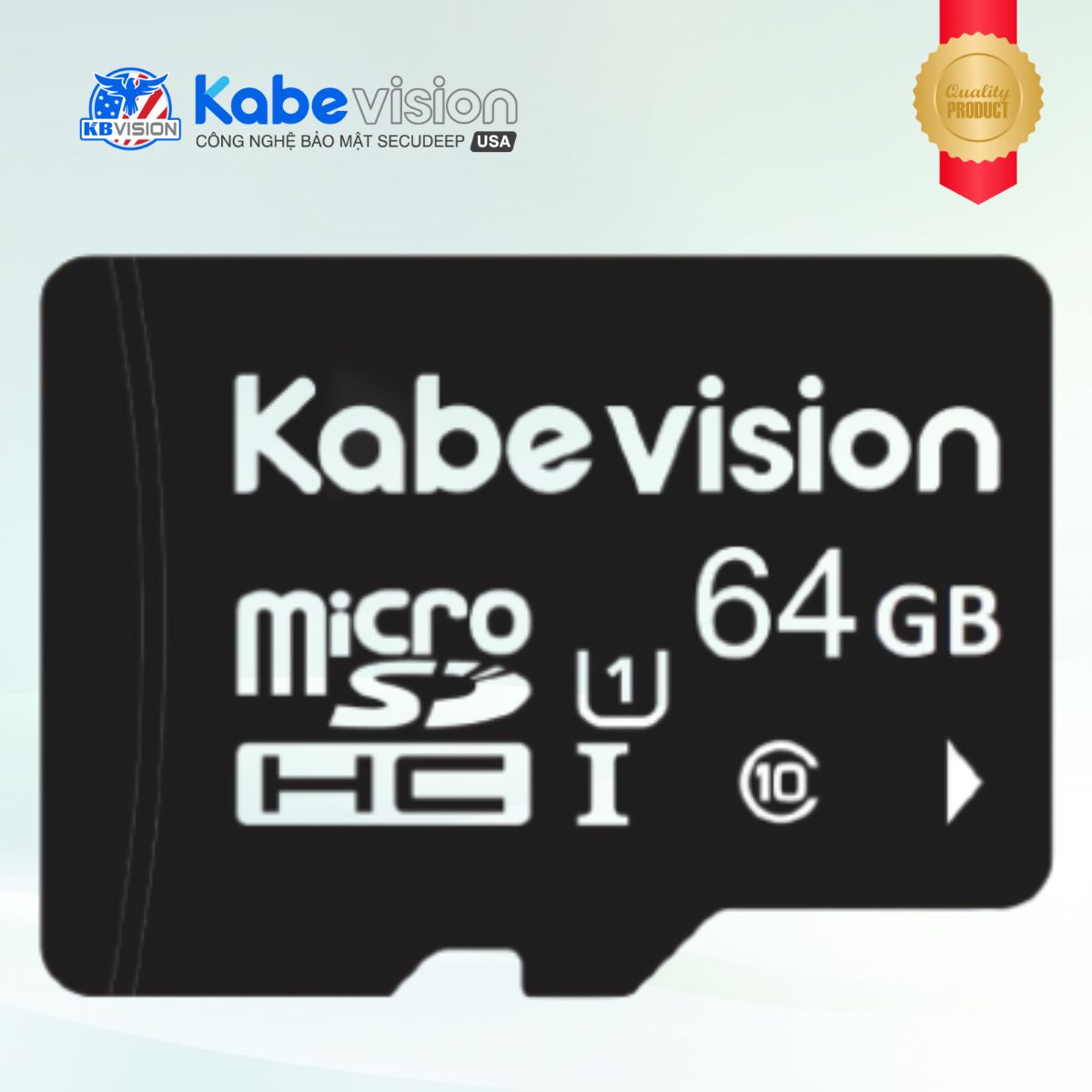 Thẻ nhớ lưu trữ  Kabevision 64GB, Tốc độ đọc 95MB/s, Tốc độ ghi lên đến 30 MB/s, TBW 33TB