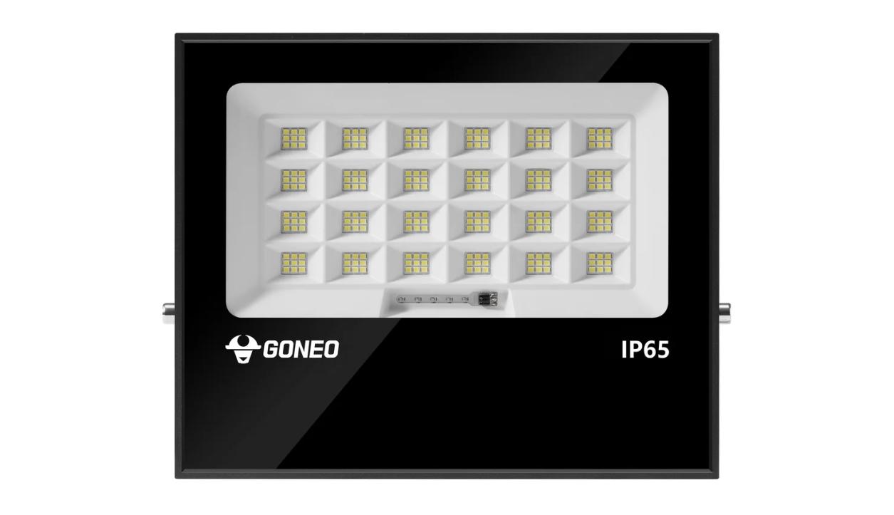 Đèn pha năng Năng Lượng Mặt Trời GONEO GN-C300B-AJ Công suất 12W, Hiệu suất 130 Lm/W, Pin LiFePO4 15Ah, Hoạt động liên tục 24h