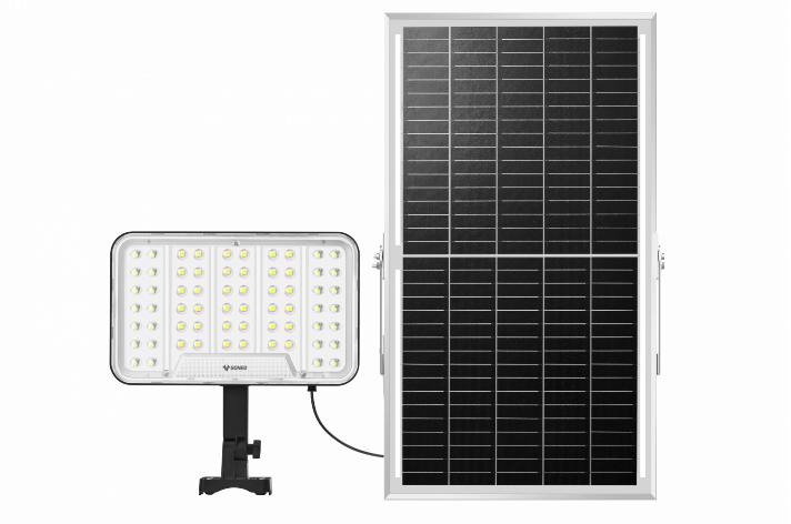 Đèn năng lượng mặt trời GONEO GN-C600B-AS - Công suất 21W, 64 chip LED 5054, Pin lưu trữ 30Ah, Chiếu sáng liên tục 24h, ip65