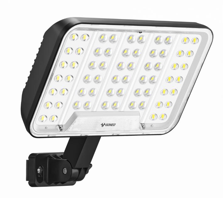 Đèn năng lượng mặt trời GONEO GN-C600B-AS - Công suất 21W, 64 chip LED 5054, Pin lưu trữ 30Ah, Chiếu sáng liên tục 24h, ip65