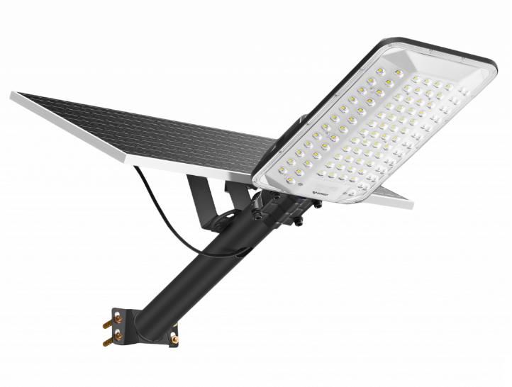 Đèn đường năng Năng Lượng Mặt Trời GONEO GN-A600C-AS 21W, Cảm biến & điều khiển từ xa, Pin lưu trữ 30 Ah, Tấm Pin Silicon đơn tinh thể, IP65