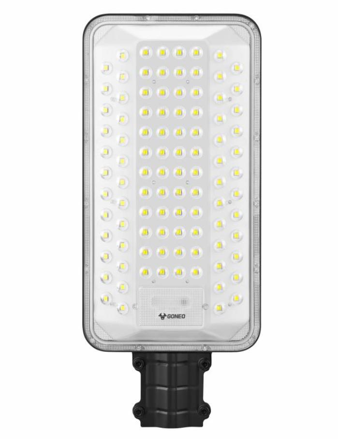 Đèn đường năng Năng Lượng Mặt Trời GONEO GN-A600C-AS 21W, Cảm biến & điều khiển từ xa, Pin lưu trữ 30 Ah, Tấm Pin Silicon đơn tinh thể, IP65