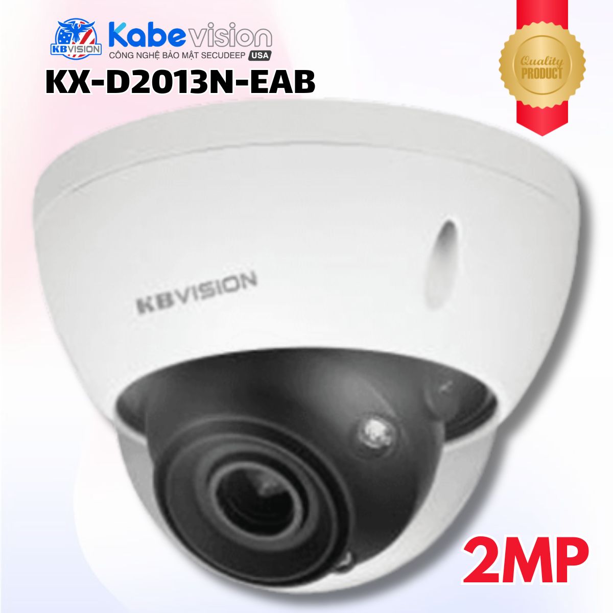 Camera IP AI ePoE Kabevision KX-D2014MN-EAB 2MP đa tiêu cự, Có Mic, Ống kính Zoom điện Motorized, Nhận diện khuôn mặt, IR40m, Chuẩn IP67, IK10