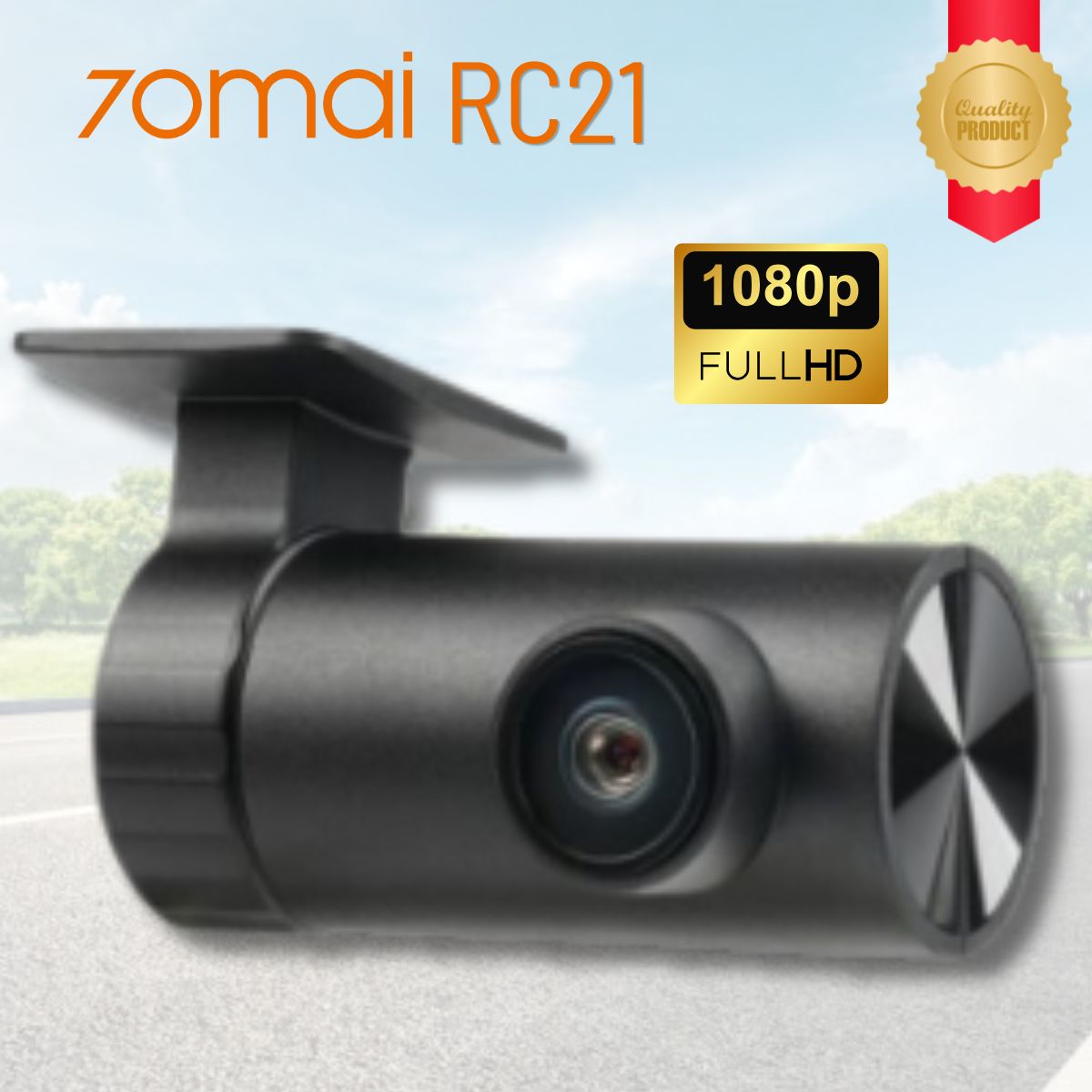 Mắt camera sau 70mai RC21 Ghi hình Full HD 1080P, Tương thích 70mai A410, T400, A810 Lite, Dây cáp dài 6m