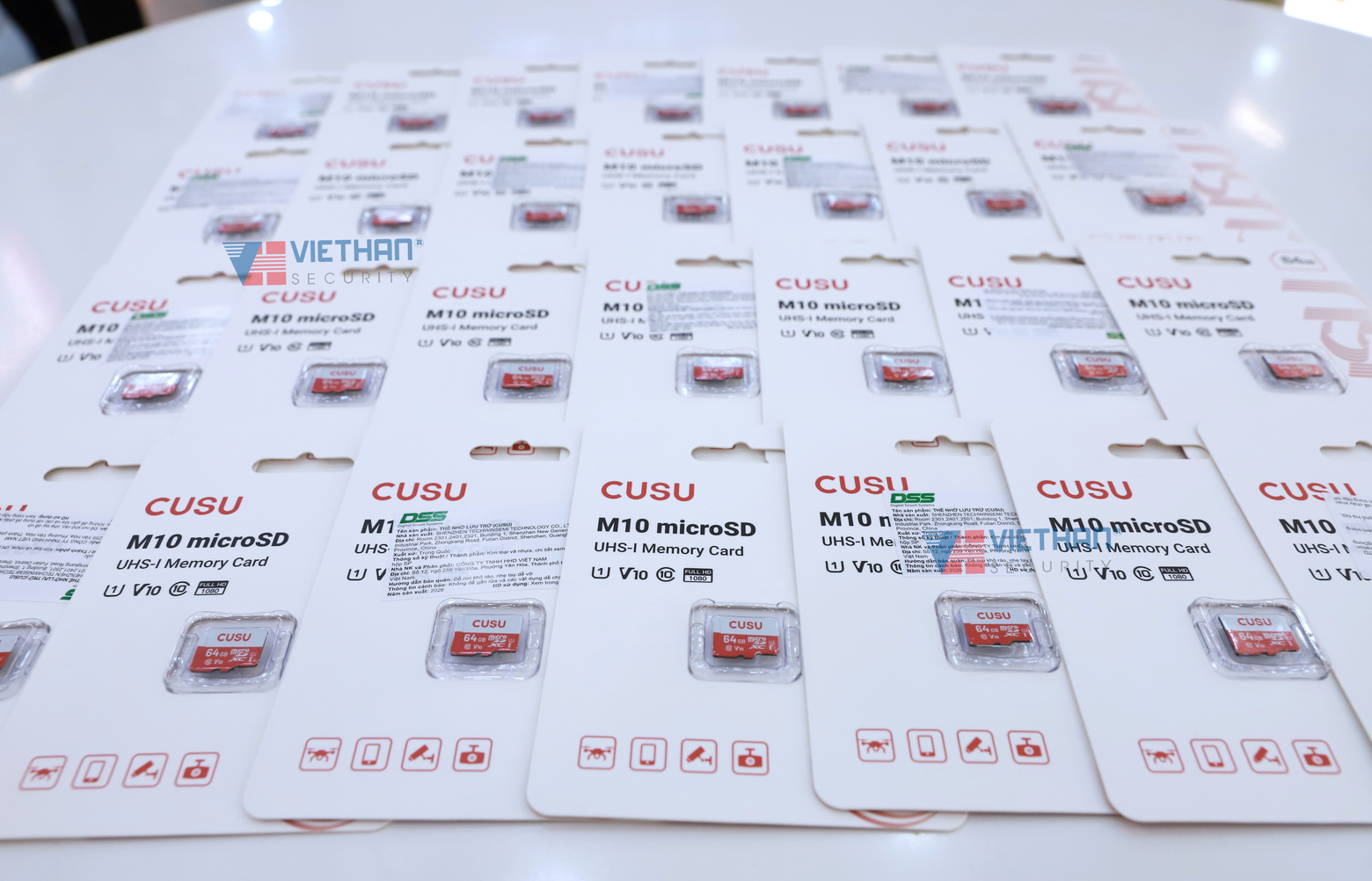 Thẻ nhớ CUSU U1 V10 MicroSD 64GB, Tốc độ đọc  80MB/s, Tốc độ ghi 10MB/s