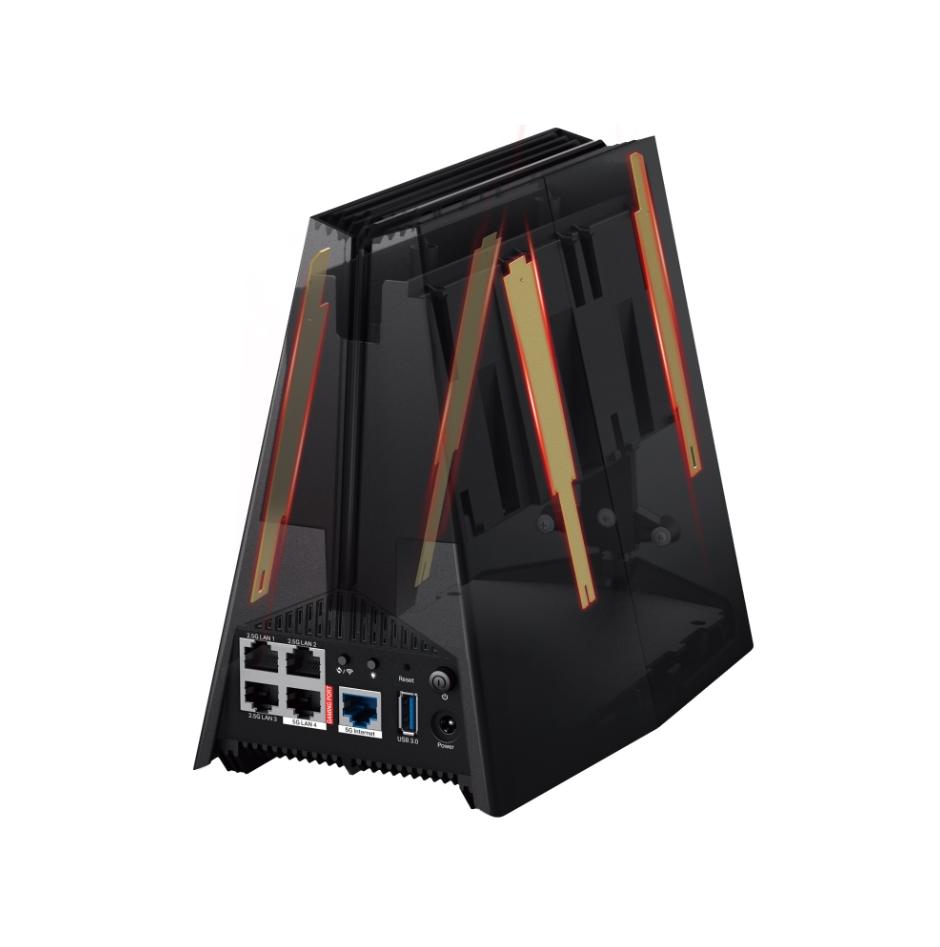 Bộ định tuyến cho game Wi-Fi 7 băng tần ba BE9300 Archer GE550 Tốc độ lên đến 9220 Mbps, Cổng WAN/LAN 5 Gbps Siêu Tốc, Đèn RGB