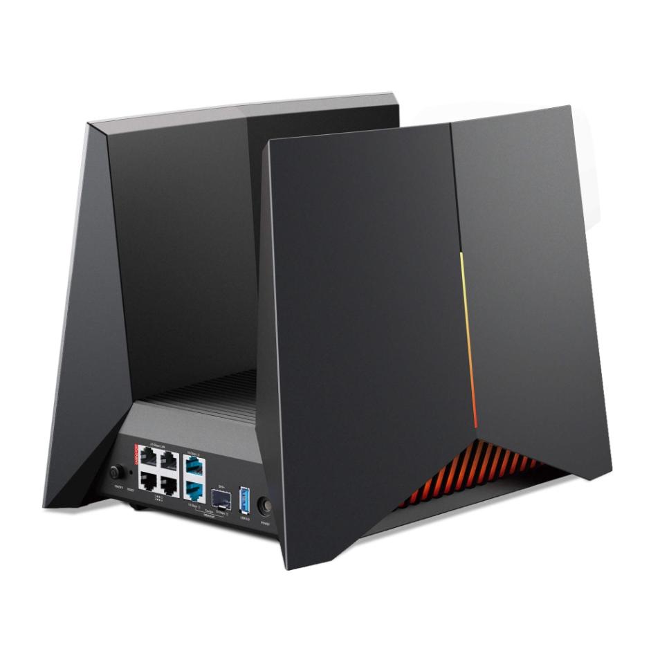 Router Wi-Fi 7 Gaming TP-Link Archer GE800 Ba băng tần, Tốc độ 19000Mbps, Băng thông 320 MHz, 2 Cổng 10Gbps + 4 Cổng LAN 2.5Gbps