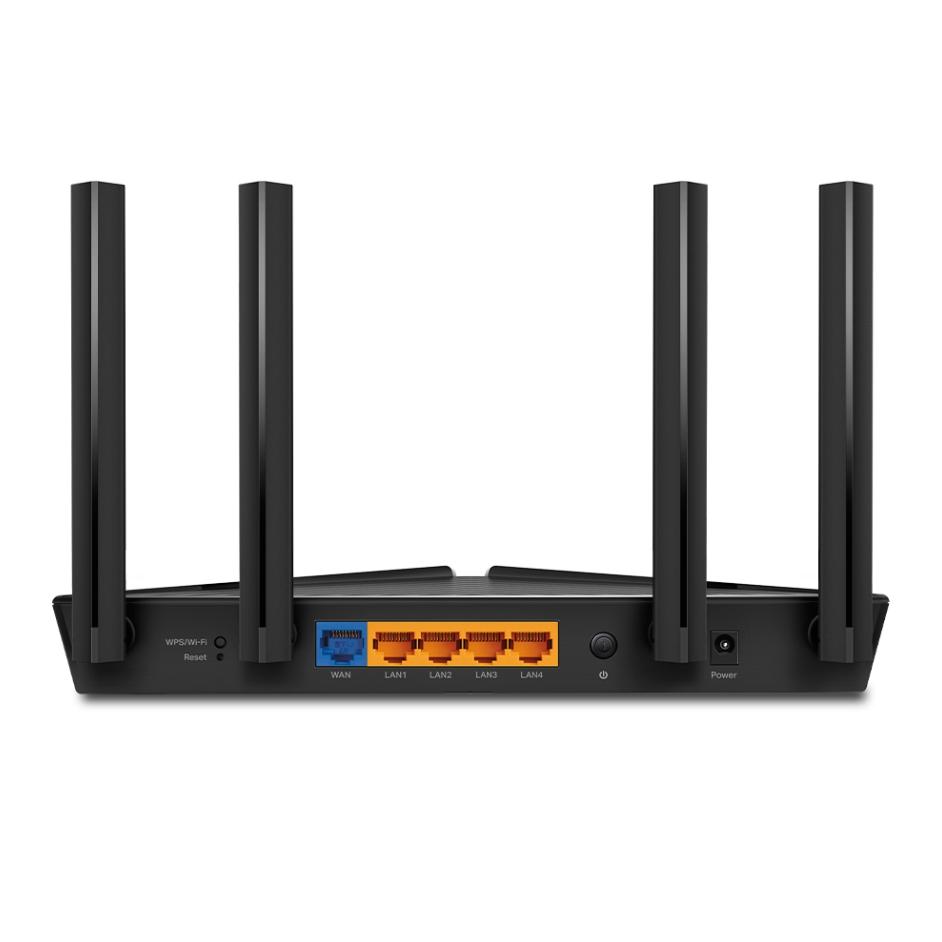 Router Wi-Fi 6 Gigabit TP-Link Archer AX53 Băng tần kép, Tốc Độ 3Gbps, 4 Ăng-ten ngoài độ lợi cao, Công nghệ Beamforming, Đièu khiển bằng điện thoại