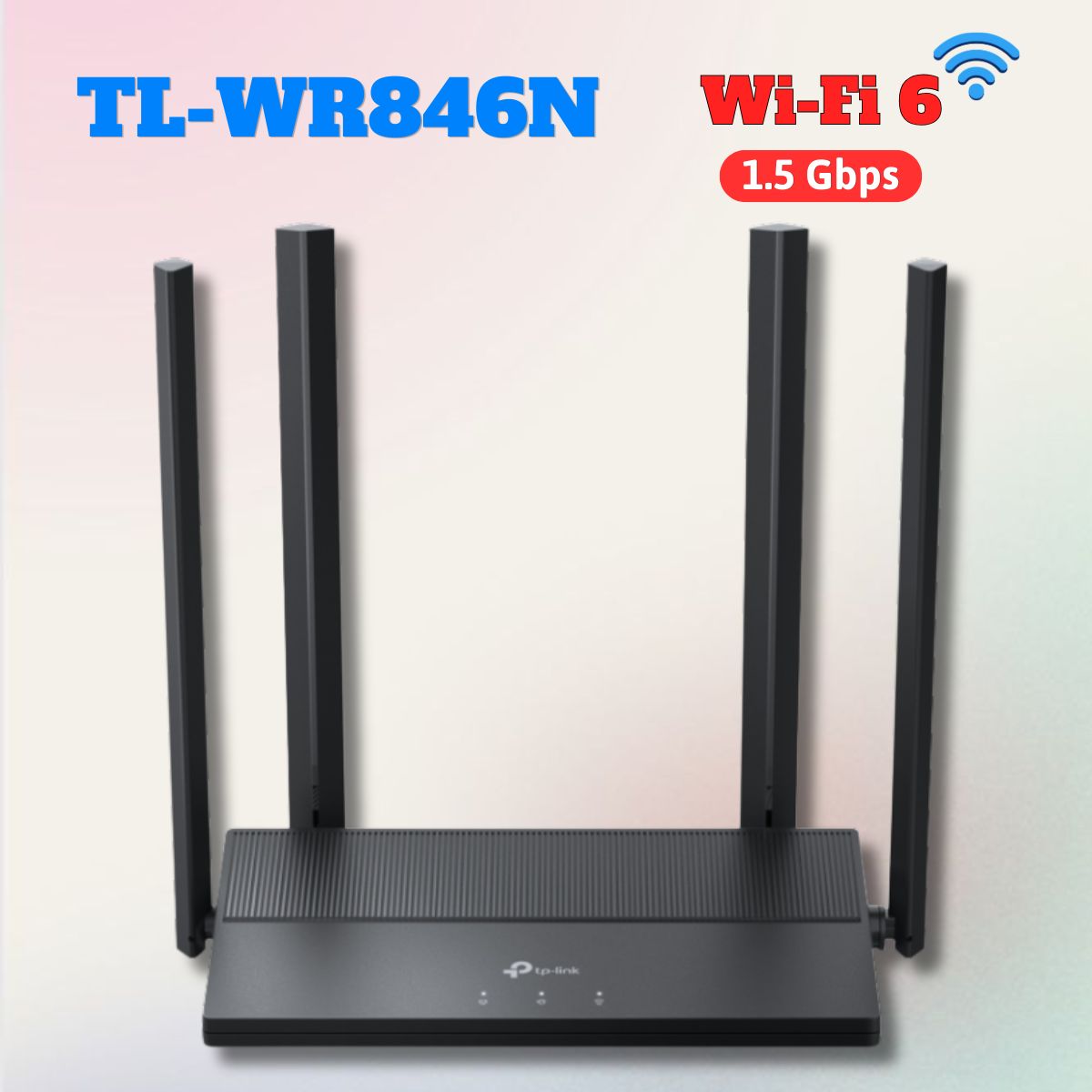 Bộ Phát Wi-Fi 4 trong TP-Link TL-WR846N 4 Ăng-ten, Tốc Độ 300Mbps, Hỗ Trợ EasyMesh, Công nghệ không dây 2×2 MIMO