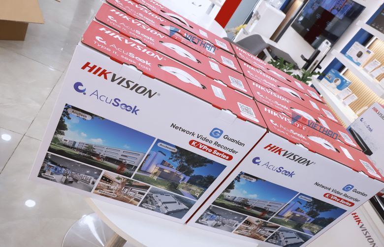Đầu ghi AcuSeek Hikvision DS-7608NXI-K2/VPro 8 Kênh, Tìm kiếm thông minh người, xe cộ bằng mô tả, 2 Sata HDD