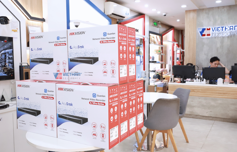Đầu ghi hình AcuSeek Hikvision DS-7616NXI-K2/Vpro 16 kênh 1U, Tìm kiếm thông minh bằng mô tả, người và xe cộ, thú cưng, 2 Sata HDD