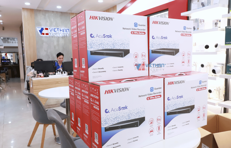 Đầu ghi hình AcuSeek Hikvision DS-7616NXI-K2/Vpro 16 kênh 1U, Tìm kiếm thông minh bằng mô tả, người và xe cộ, thú cưng, 2 Sata HDD