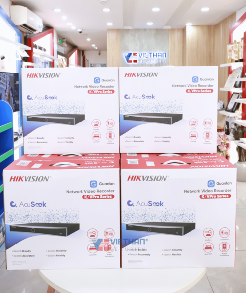 Đầu ghi AcuSeek Hikvision DS-7632NXI-K2/VPro 32 kênh, Tìm kiếm thông minh bằng mô tả người, xe cô, thú cưng, 2 Sata HDD