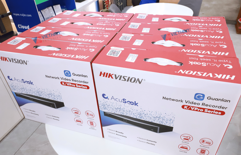 Đầu ghi AcuSeek Hikvision DS-7632NXI-K2/VPro 32 kênh, Tìm kiếm thông minh bằng mô tả người, xe cô, thú cưng, 2 Sata HDD