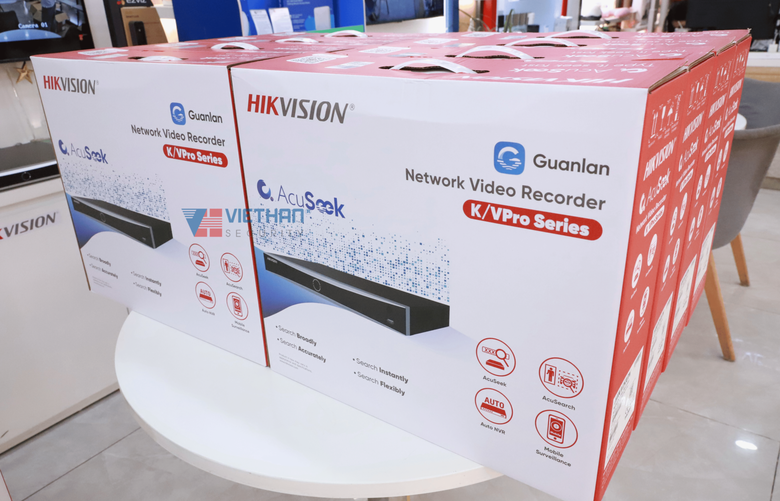 Đầu ghi AcuSeek Hikvision DS-7632NXI-K2/VPro 32 kênh, Tìm kiếm thông minh bằng mô tả người, xe cô, thú cưng, 2 Sata HDD