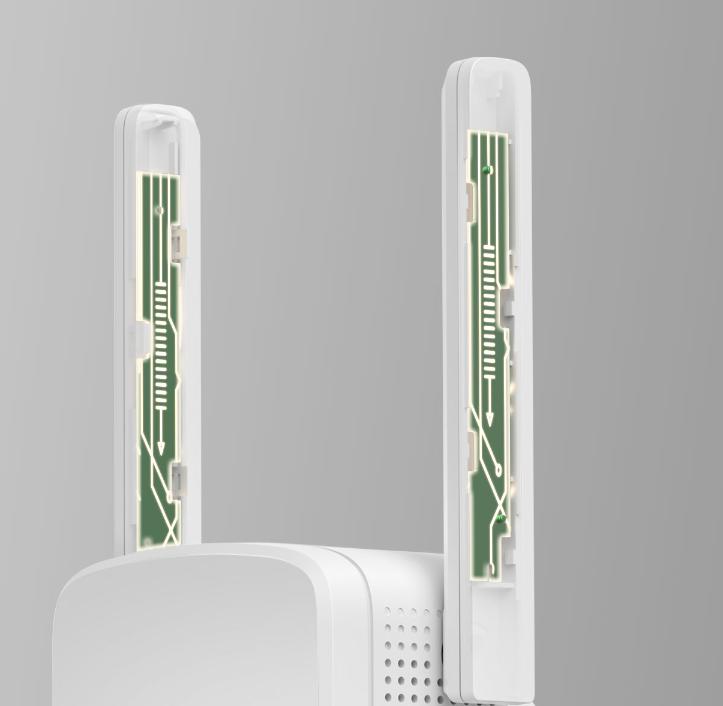 Bộ Mở Rộng Sóng Wi-Fi Mercusys ME12 N300 Tốc Độ 300Mbps, 2 Ăng-ten ngoài, Bảo Mật WPA3, Kiểm Soát Truy Cập