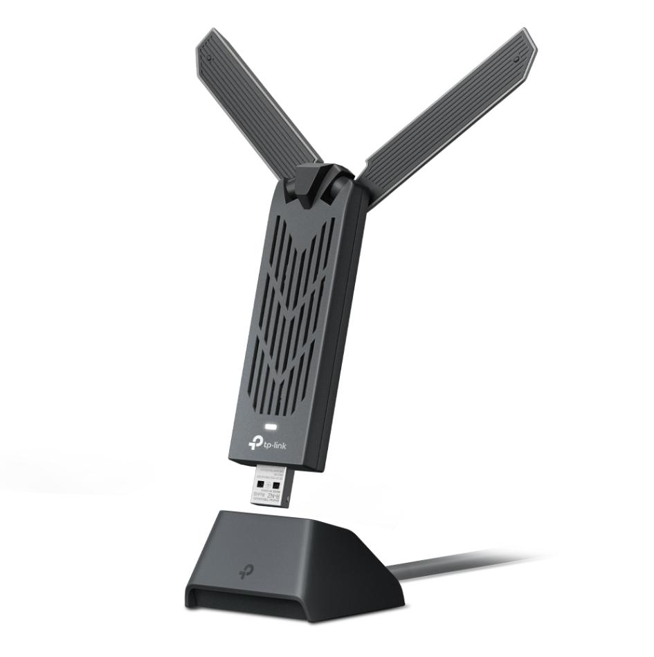 Bộ Chuyển Đổi USB Wi-Fi 7 TP-Link Archer TBE400UH Tốc độ 6500Mbps, Kết Nối USB 3.0, Wi-Fi 3 băng tần, Có Đế Cắm Nối Dài