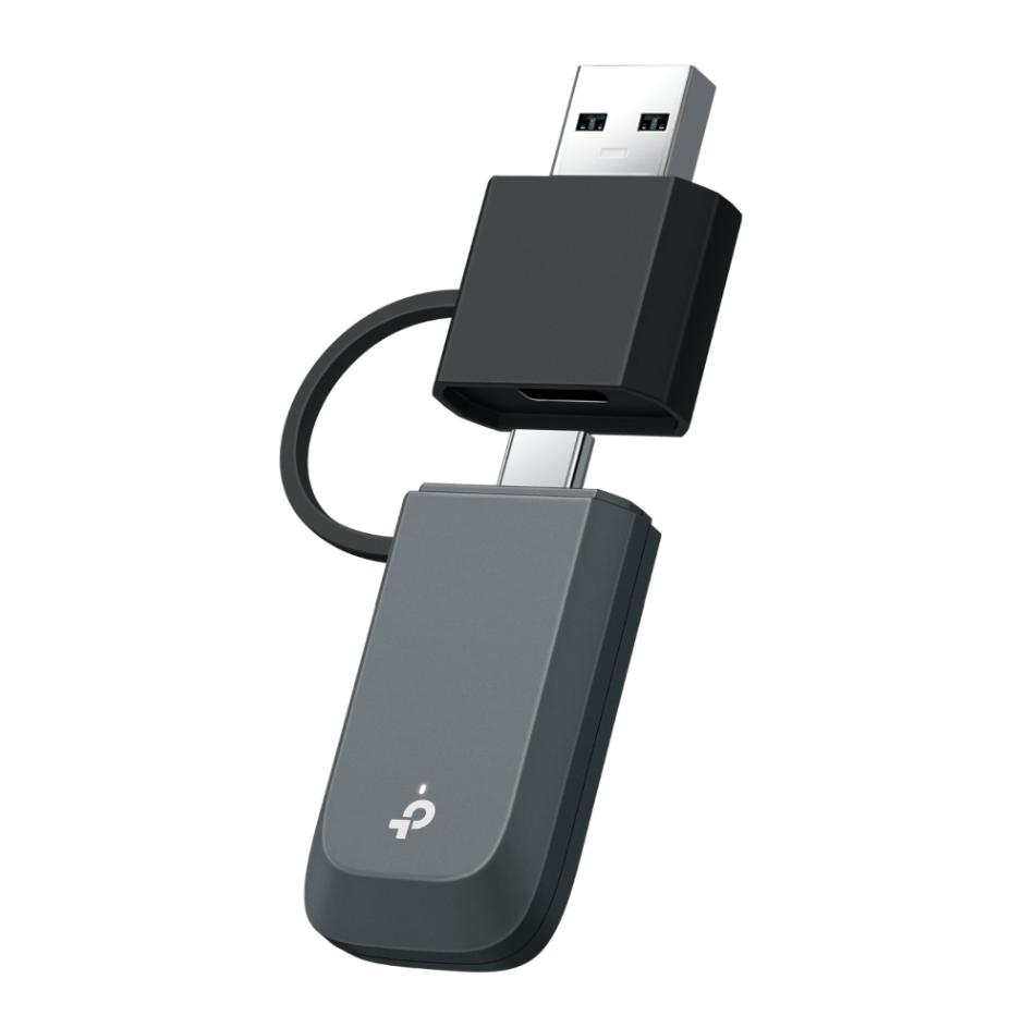 Bộ Chuyển Đổi USB Wi-Fi 7 Mini TP-Link Archer TBE230U Tốc Độ BE3600, Hỗ Trợ Cổng USB-C & USB-A, Cắm Là Chạy Cho Windows
