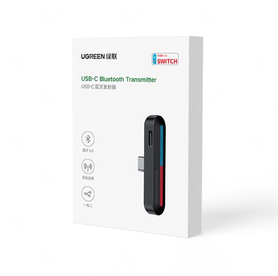 Bộ chuyển đổi Bluetooth 5.0 Ugreen 80894 CM399 Kết nối 10m, Không dây