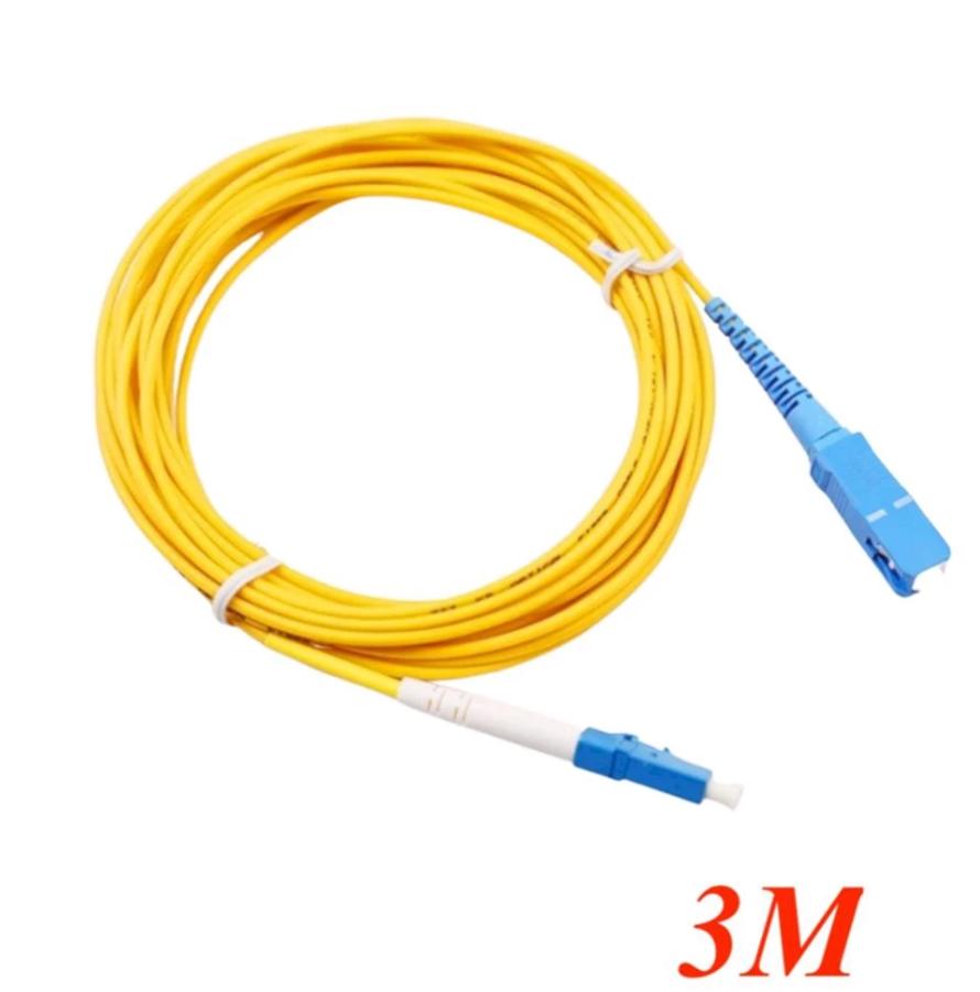 Cáp nhảy quang Single mode Simplex Fiber Ugreen 70596 Dài 3M đầu LC-SC Màu Vàng NW217