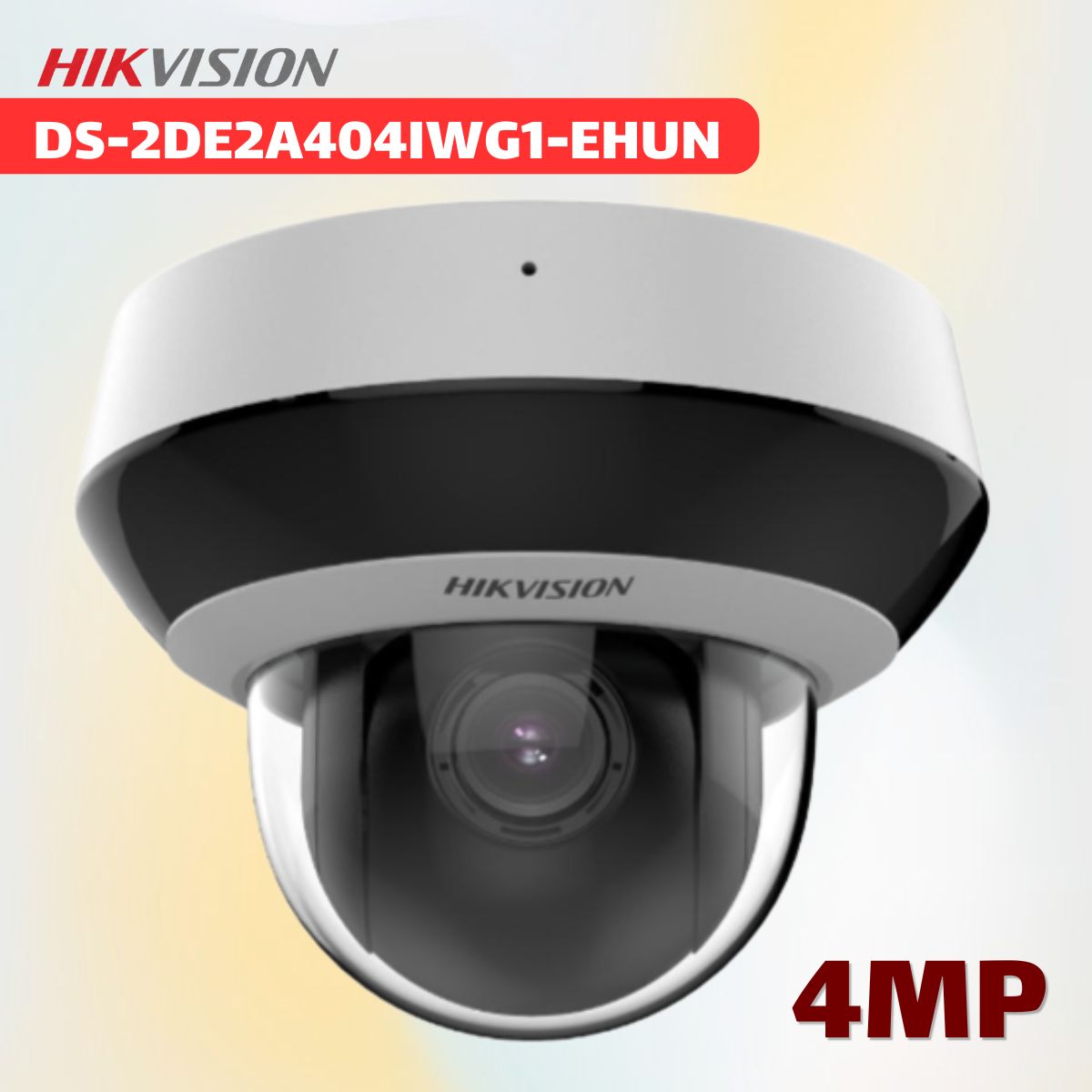 Camera PTZ IP 4MP Hikvision DS-2DE2A404IWG1-EHUN Zoom Quang 4x, Tích Hợp Mic, WDR 120dB, Hồng Ngoại 20m