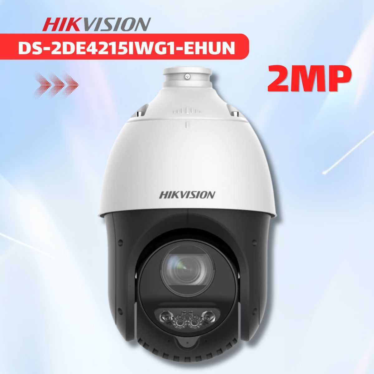 Camera IP Speed Dome 2MP Hikvision DS-2DE4215IWG1-EHUN Zoom Quang 15x, Hồng Ngoại 100m, Tích Hợp Loa & Micro, IP66