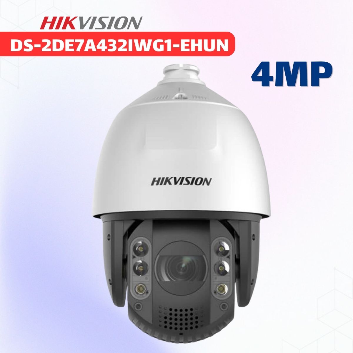 Camera PTZ Speed Dome 4MP Hikvision DS-2DE7A432IWG1-EHUN Đàm Thoại 2 Chiều Micro Kép, Zoom Quang 32x, Hồng Ngoại 200m