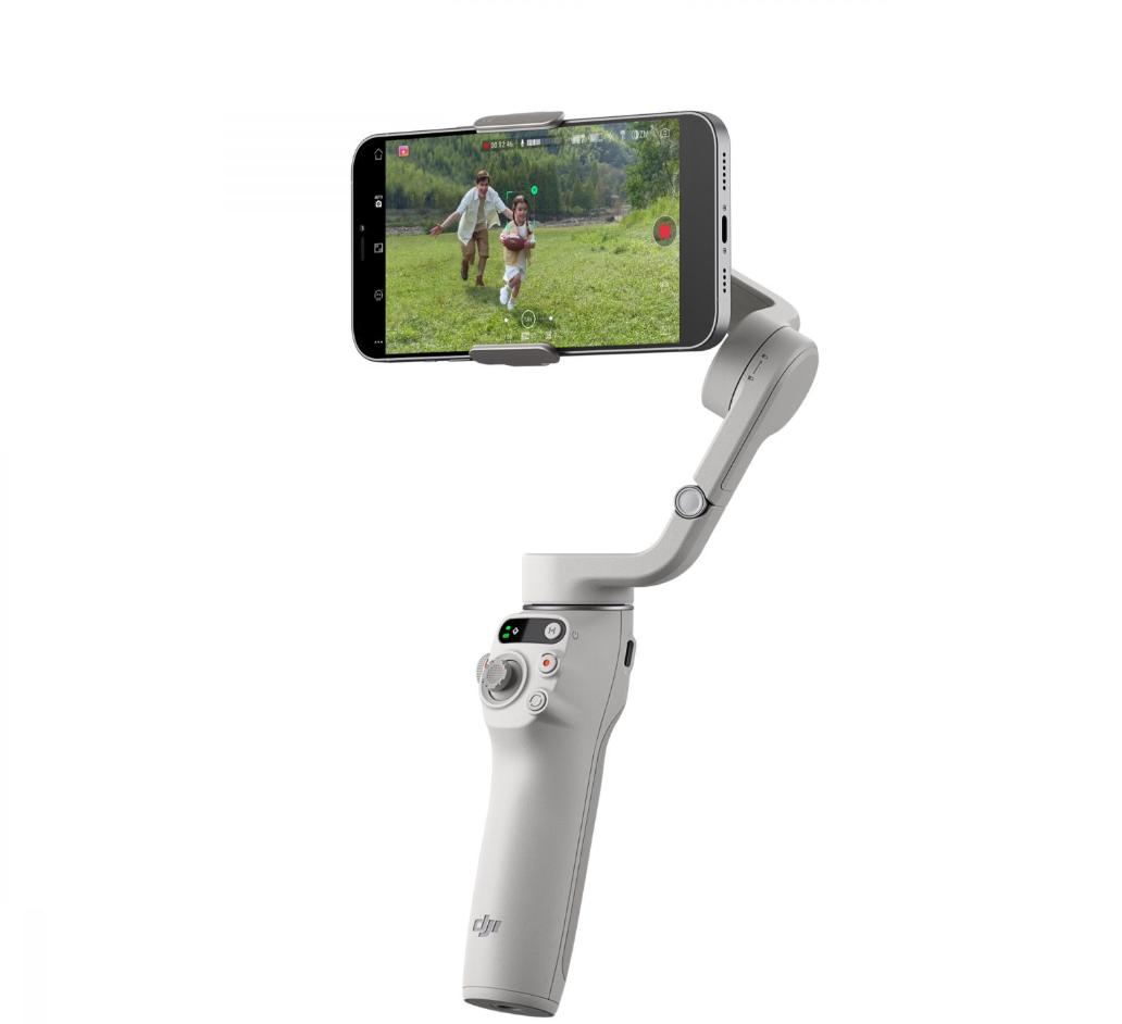Gimbal Tay cầm chống rung DJI Osmo Mobile 6 ActiveTrack 5.0, Siêu Nhẹ 309g, Bánh Xe Điều Khiển, 3 Trục Gấp Gọn