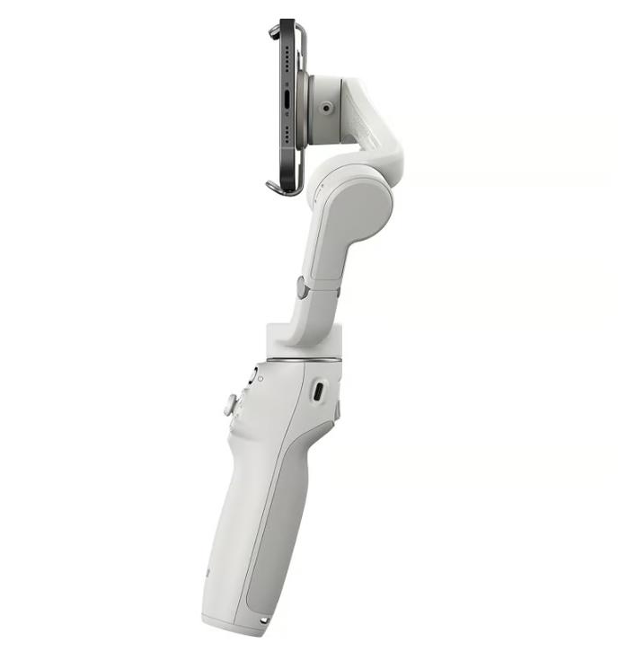 Gimbal điện thoại DJI Osmo Mobile 6 (Platinum Gray) Kết nối Bluetooth 5.1, Active Track 6.0, Chống rung 3 trục, Pin 1000 mAh 