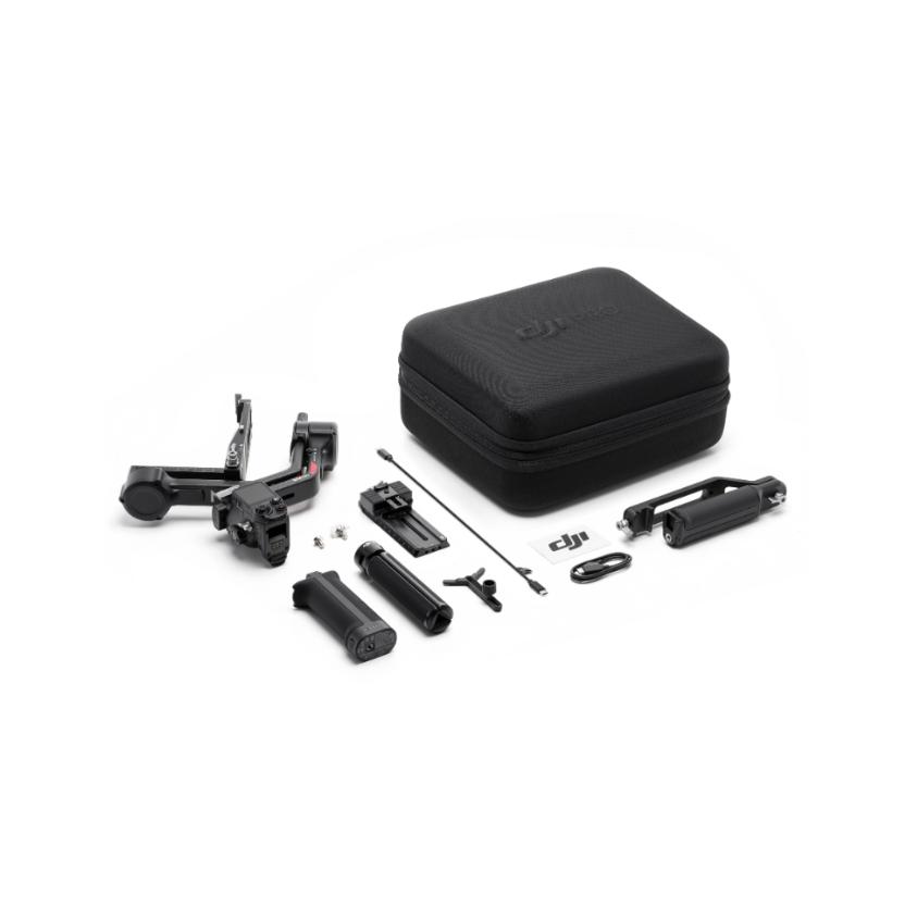 Tay Cầm Chống Rung DJI RS 4 Pro Tải Trọng 4.5kg, Khung Sợi Carbon, Khóa Trục Tự Động Gen-2, Pin 29 Giờ