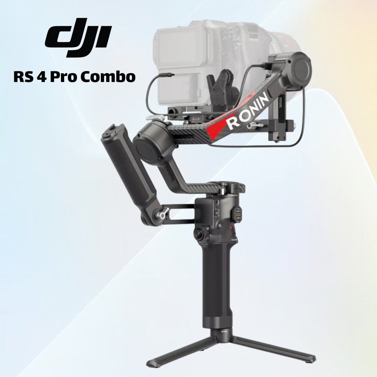 Tay Cầm Chống Rung DJI RS 4 Pro Combo Thiết Kế Khung Carbon, Lấy Nét LiDAR, Tải Trọng 4.5kg, Pin Khủng