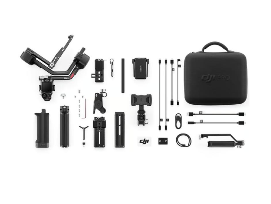 Tay Cầm Chống Rung DJI RS 4 Pro Combo Thiết Kế Khung Carbon, Lấy Nét LiDAR, Tải Trọng 4.5kg, Pin Khủng